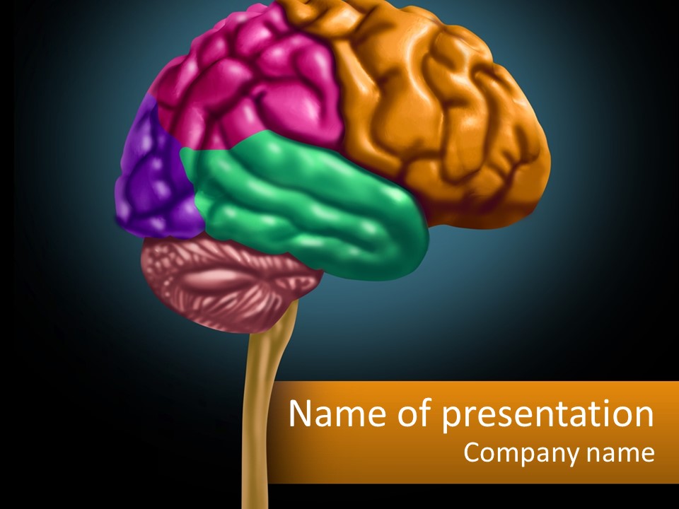 Black Sensory Intelligence PowerPoint Template