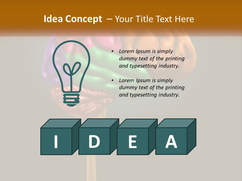 Black Sensory Intelligence PowerPoint Template