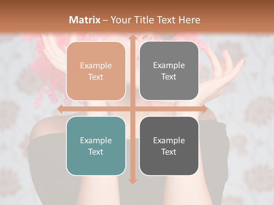 Happy Joy Wig PowerPoint Template