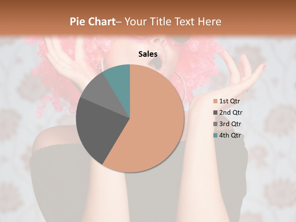 Happy Joy Wig PowerPoint Template