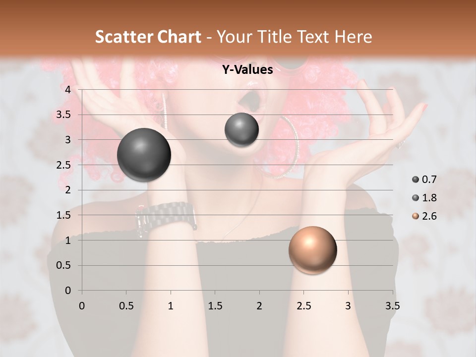 Happy Joy Wig PowerPoint Template