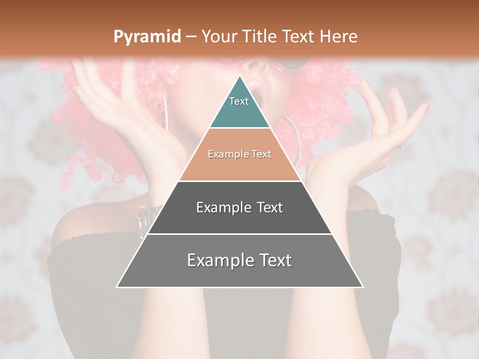 Happy Joy Wig PowerPoint Template