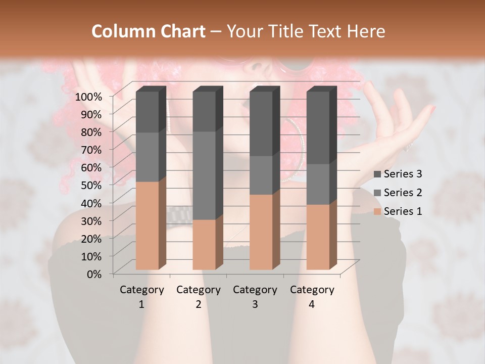 Happy Joy Wig PowerPoint Template