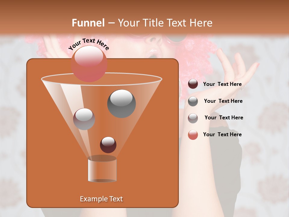 Happy Joy Wig PowerPoint Template