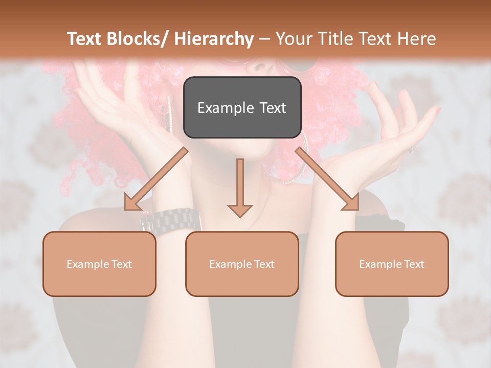 Happy Joy Wig PowerPoint Template