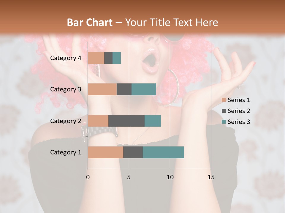 Happy Joy Wig PowerPoint Template