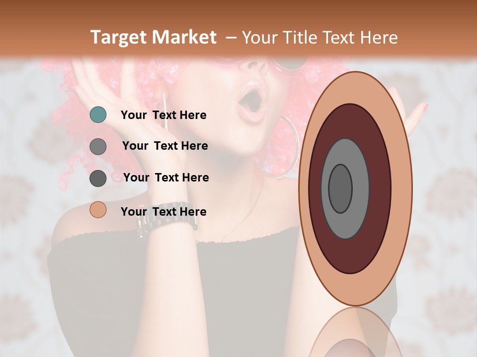 Happy Joy Wig PowerPoint Template