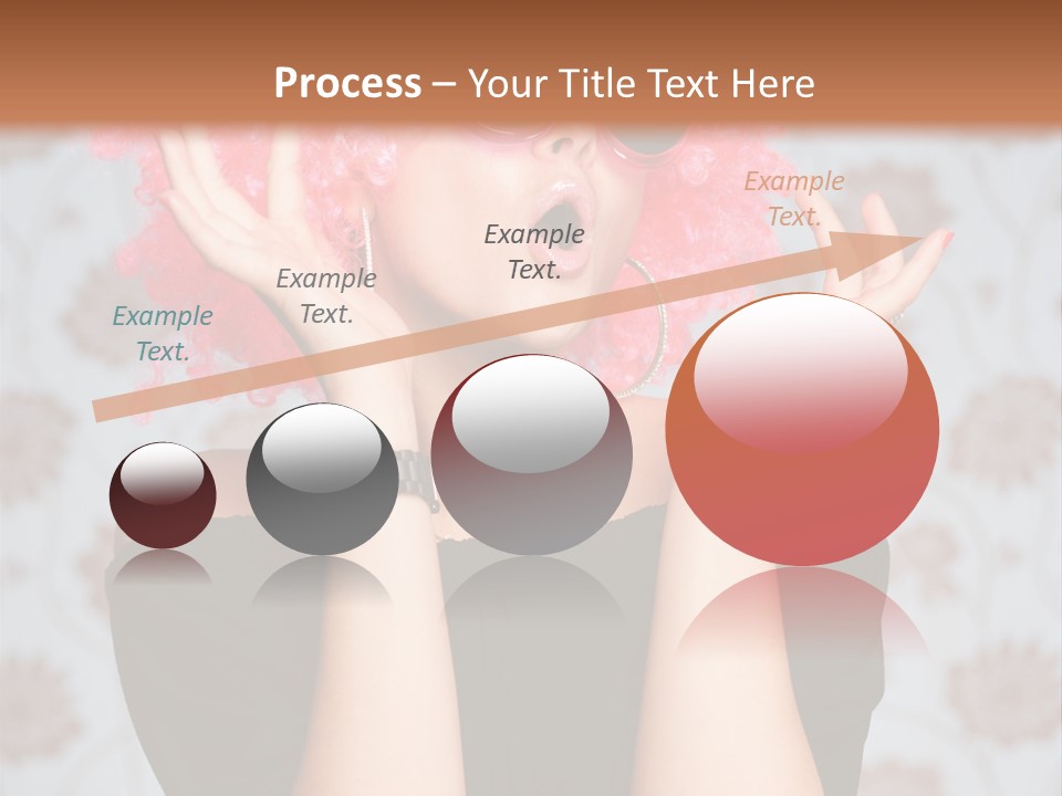 Happy Joy Wig PowerPoint Template