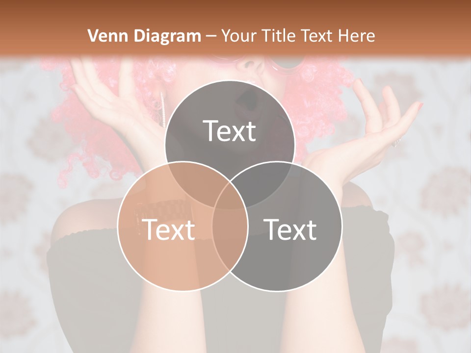 Happy Joy Wig PowerPoint Template