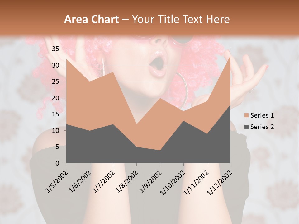 Happy Joy Wig PowerPoint Template