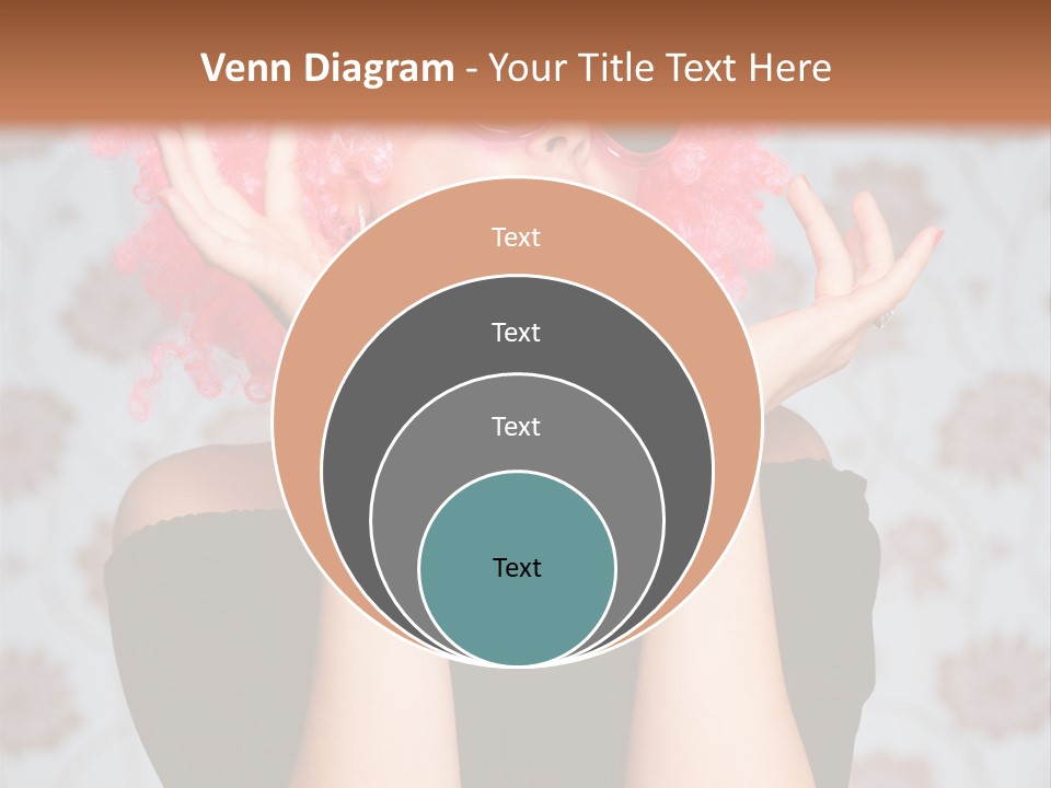 Happy Joy Wig PowerPoint Template