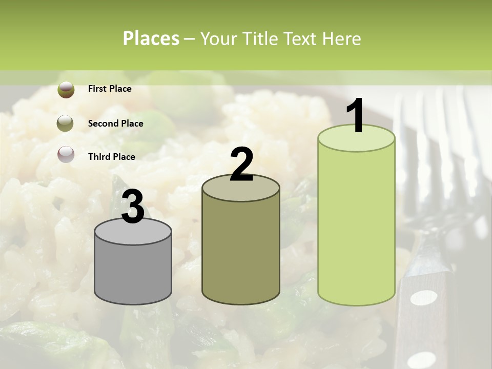 Vegetable Arborio Lunch PowerPoint Template