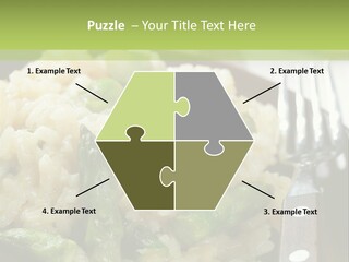 Vegetable Arborio Lunch PowerPoint Template