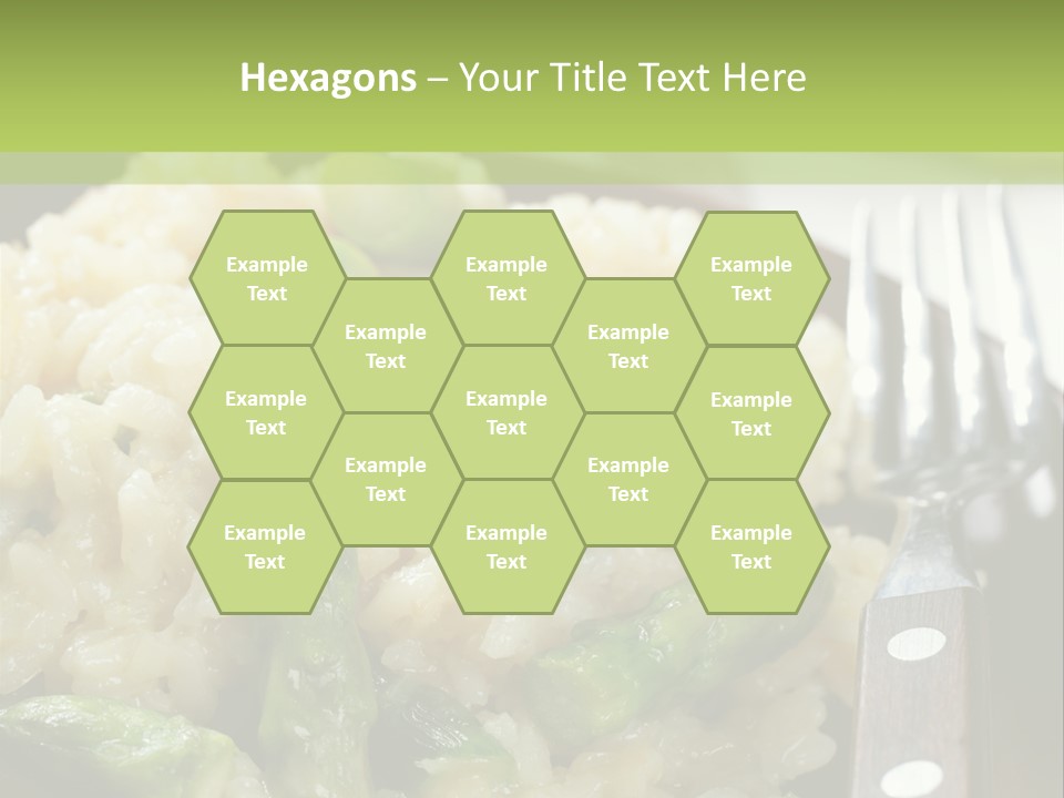 Vegetable Arborio Lunch PowerPoint Template