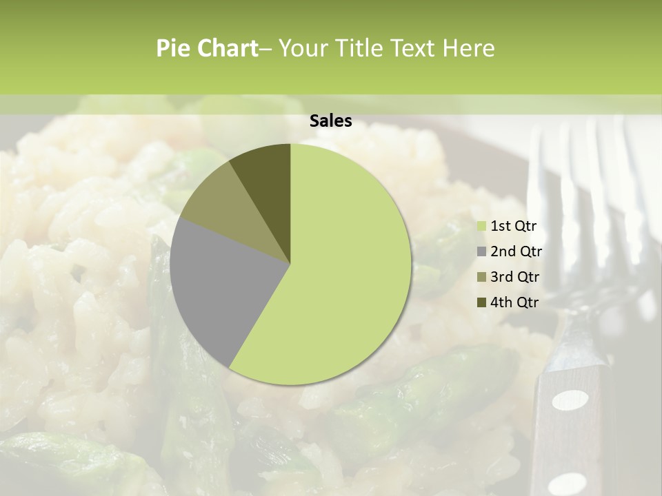 Vegetable Arborio Lunch PowerPoint Template