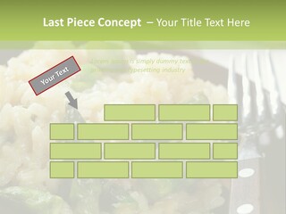 Vegetable Arborio Lunch PowerPoint Template