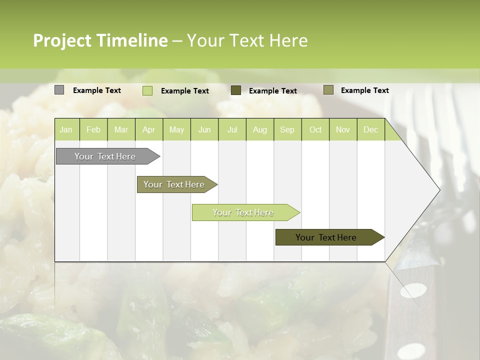 Vegetable Arborio Lunch PowerPoint Template