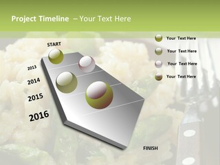 Vegetable Arborio Lunch PowerPoint Template