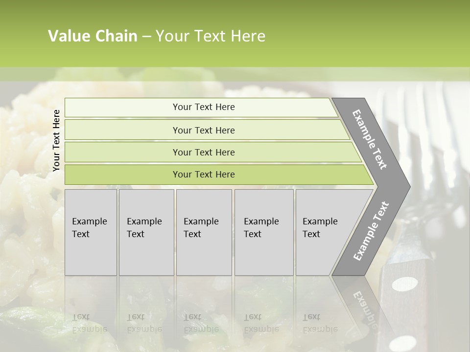 Vegetable Arborio Lunch PowerPoint Template