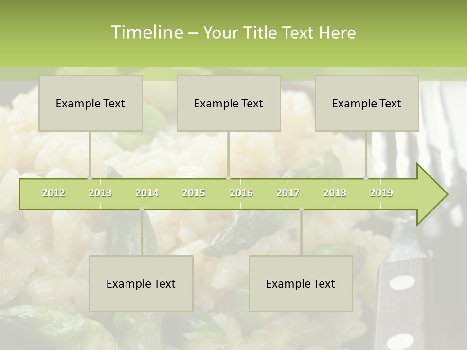 Vegetable Arborio Lunch PowerPoint Template