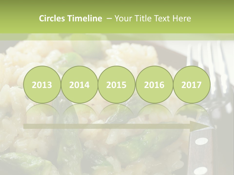 Vegetable Arborio Lunch PowerPoint Template