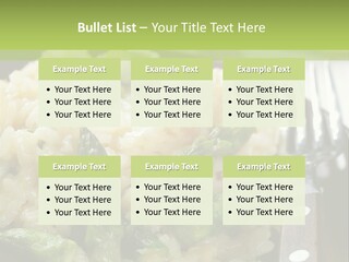 Vegetable Arborio Lunch PowerPoint Template