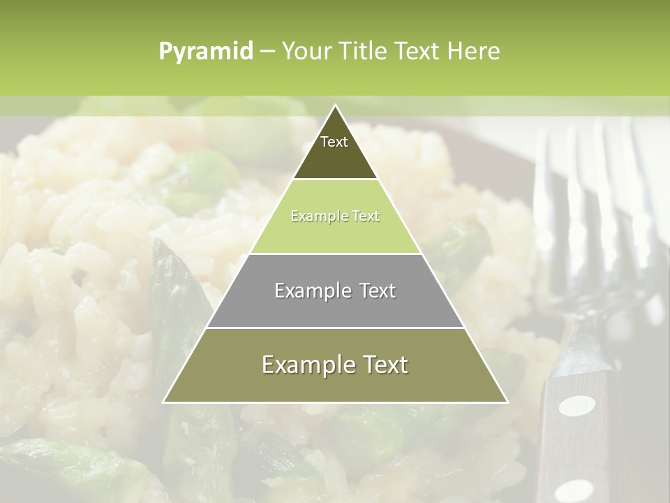 Vegetable Arborio Lunch PowerPoint Template