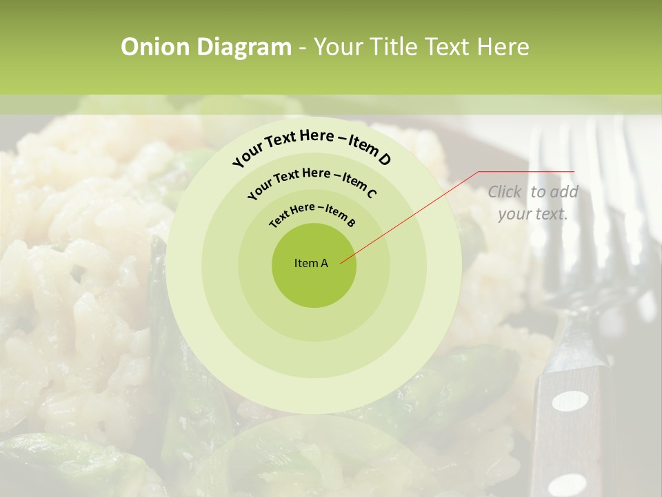 Vegetable Arborio Lunch PowerPoint Template