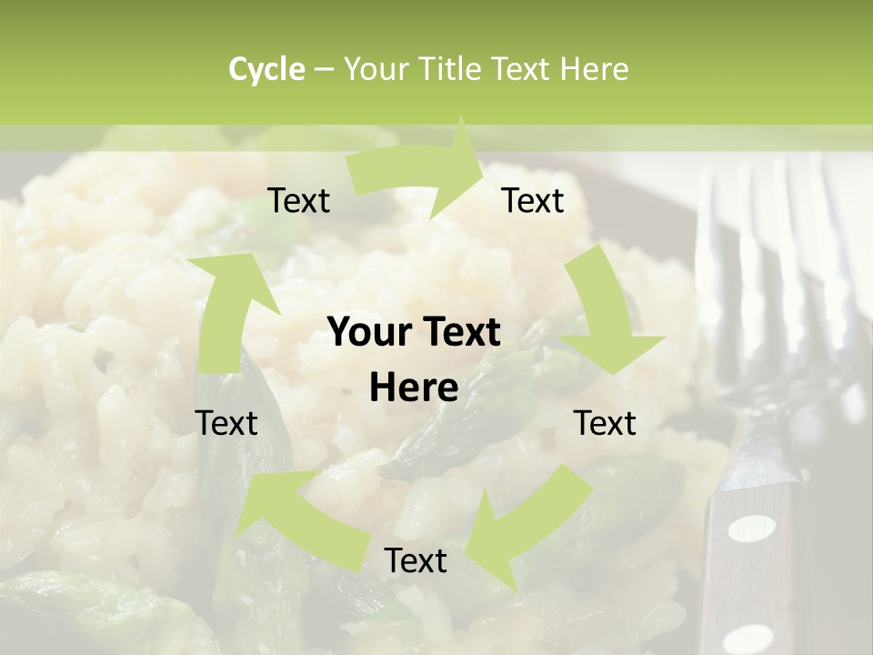 Vegetable Arborio Lunch PowerPoint Template