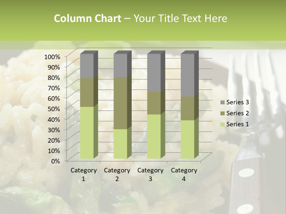 Vegetable Arborio Lunch PowerPoint Template
