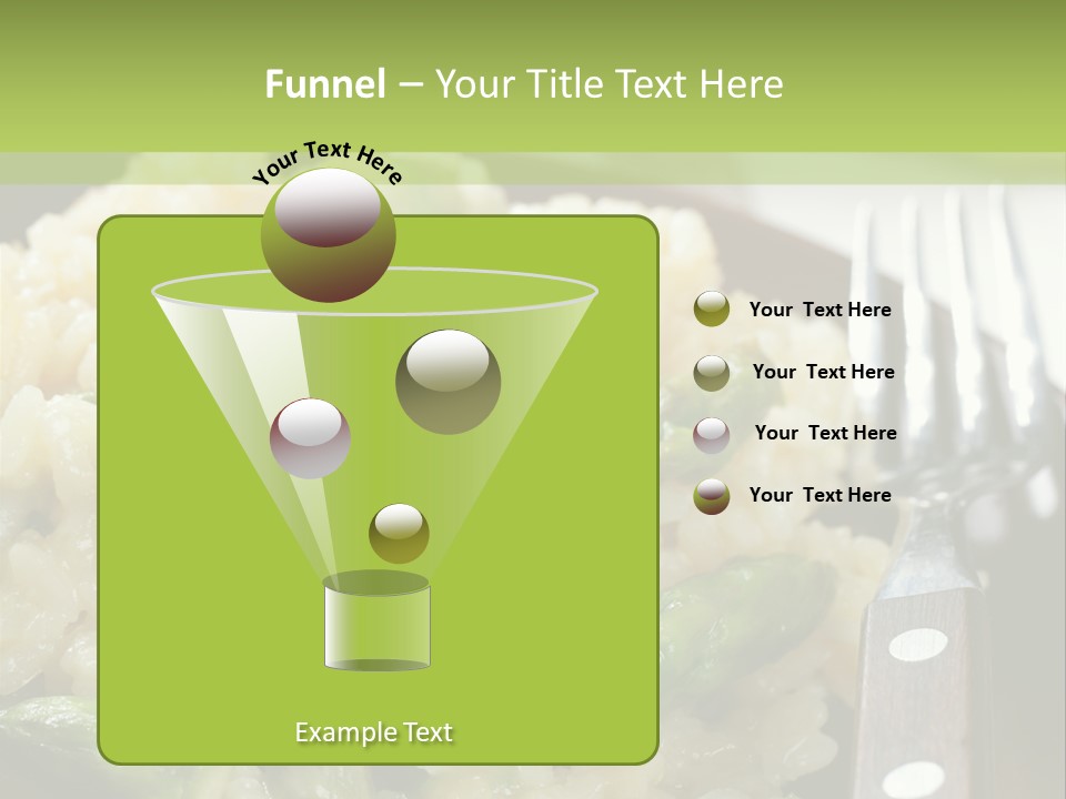 Vegetable Arborio Lunch PowerPoint Template