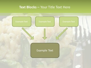 Vegetable Arborio Lunch PowerPoint Template