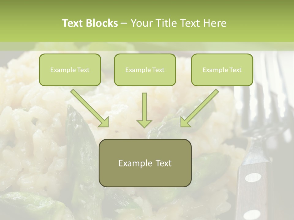 Vegetable Arborio Lunch PowerPoint Template