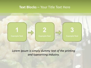 Vegetable Arborio Lunch PowerPoint Template