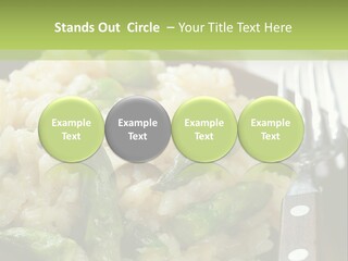 Vegetable Arborio Lunch PowerPoint Template