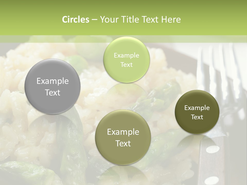 Vegetable Arborio Lunch PowerPoint Template