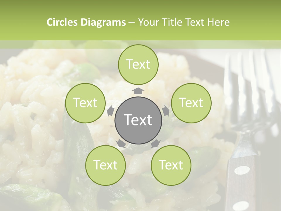 Vegetable Arborio Lunch PowerPoint Template