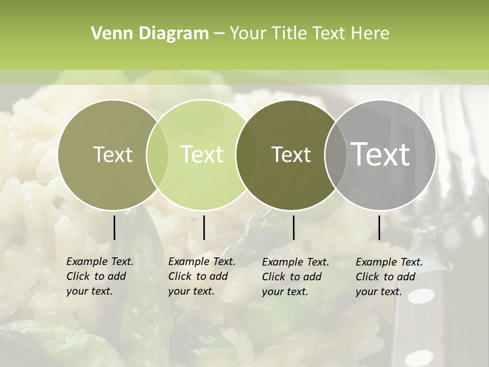 Vegetable Arborio Lunch PowerPoint Template