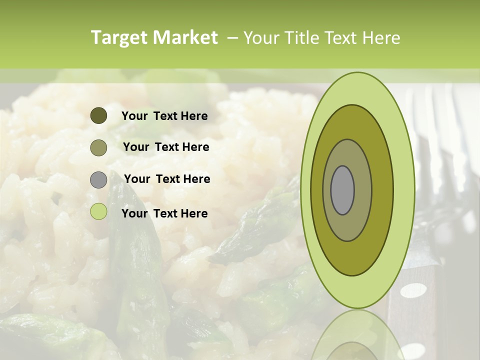 Vegetable Arborio Lunch PowerPoint Template