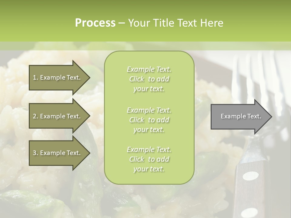 Vegetable Arborio Lunch PowerPoint Template
