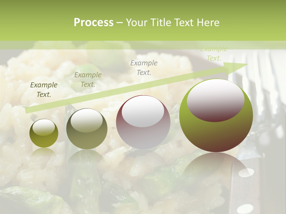 Vegetable Arborio Lunch PowerPoint Template