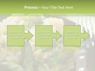 Vegetable Arborio Lunch PowerPoint Template