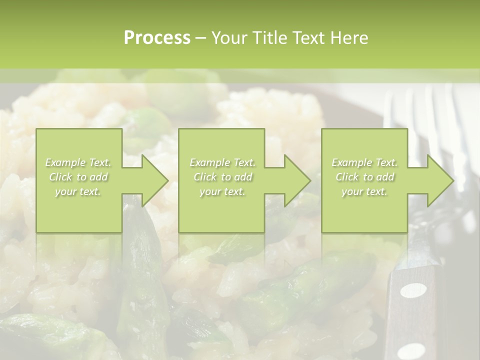 Vegetable Arborio Lunch PowerPoint Template
