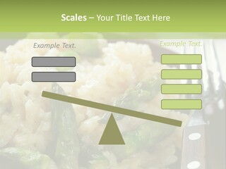 Vegetable Arborio Lunch PowerPoint Template