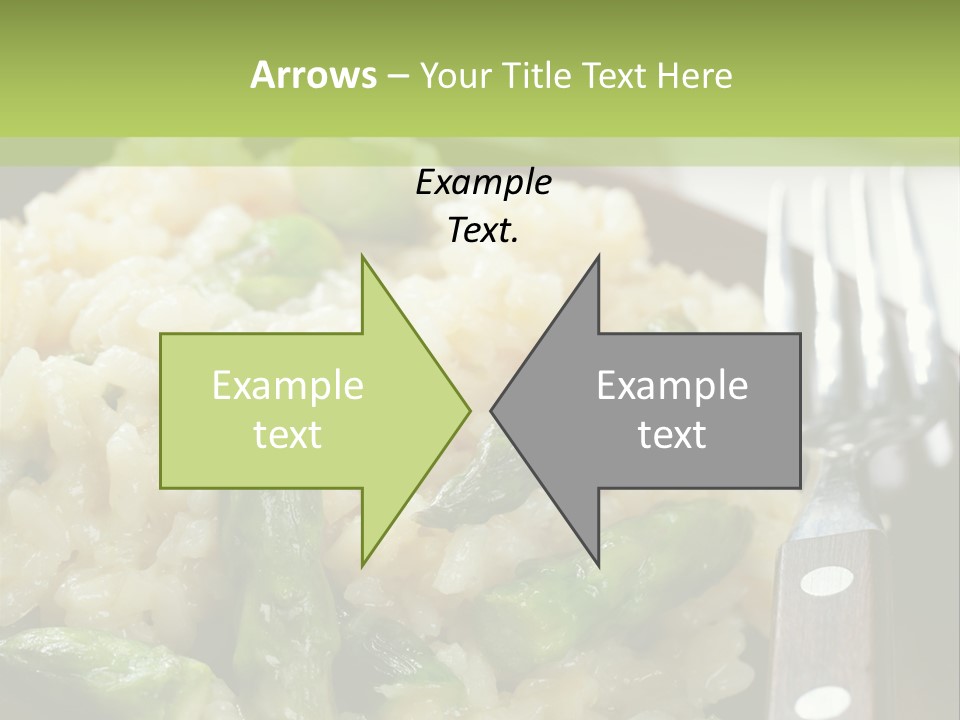 Vegetable Arborio Lunch PowerPoint Template
