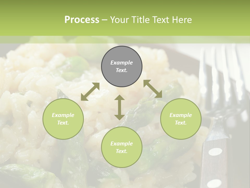 Vegetable Arborio Lunch PowerPoint Template