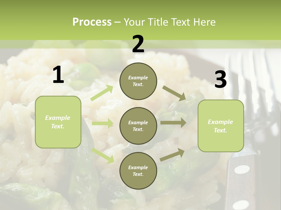 Vegetable Arborio Lunch PowerPoint Template