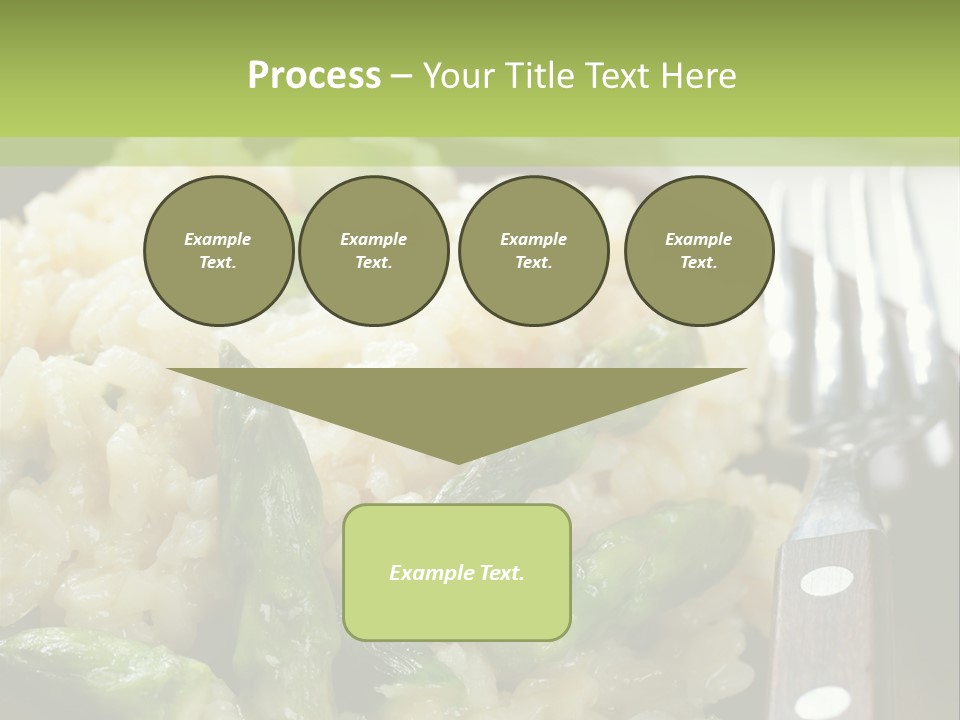 Vegetable Arborio Lunch PowerPoint Template