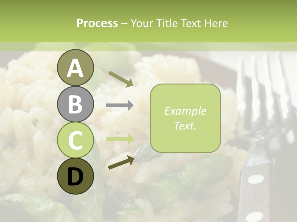 Vegetable Arborio Lunch PowerPoint Template