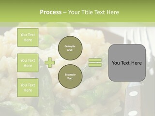 Vegetable Arborio Lunch PowerPoint Template